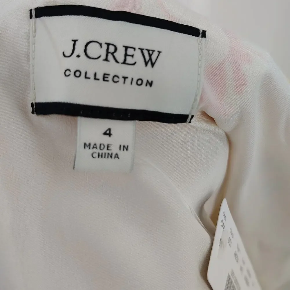 J.Crew Collection Ratti Woodstock Floral Belted Sheath Dress Size 4